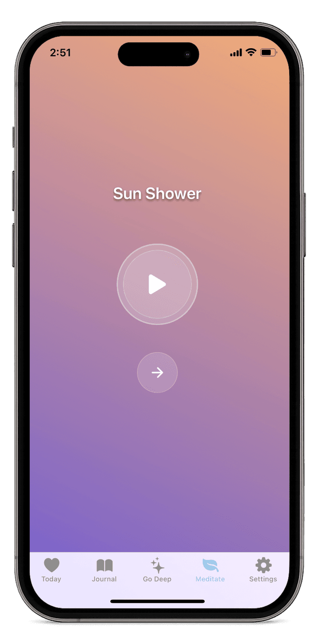Meditations screenshot 1